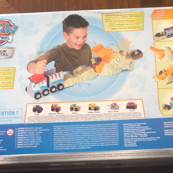 CHASE T-REX RESCUE SET Paw Patrol DINO RESCUE - Picture 2 of 5